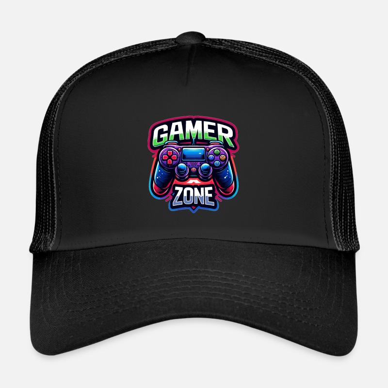 Zone de jeu - Illustration de la manette Casquette trucker 
