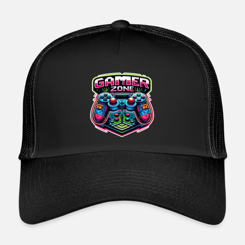 Gamer Zone - Controller Illustration Trucker Cap