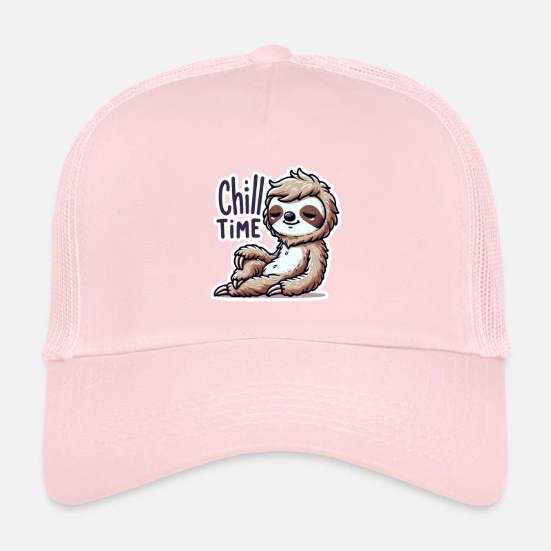 Chill Time - Faultier Illustration Trucker Cap