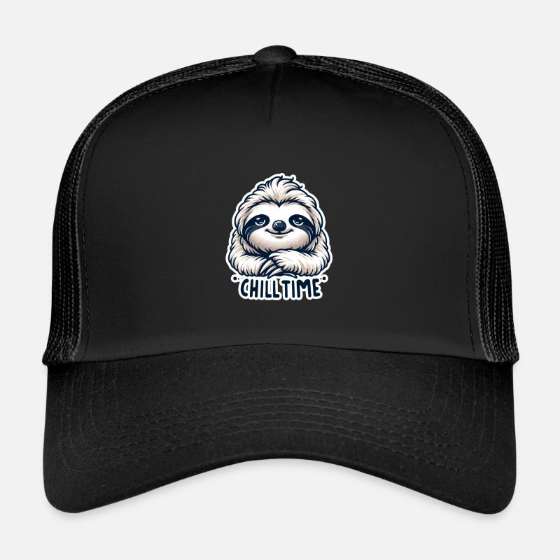 Chill Time - Faultier Illustration Trucker Cap