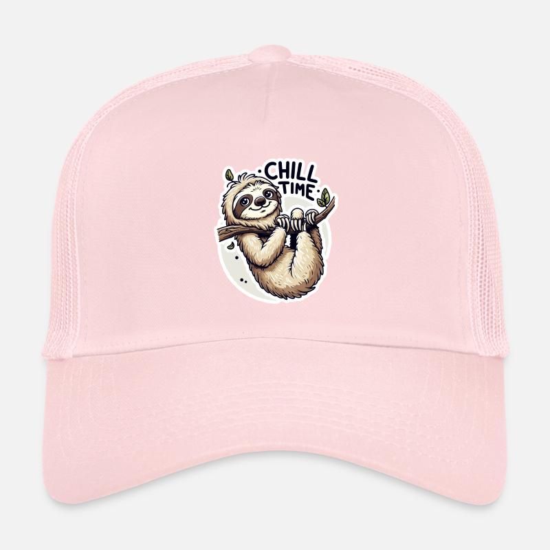 Chill Time - Faultier Illustration Trucker Cap