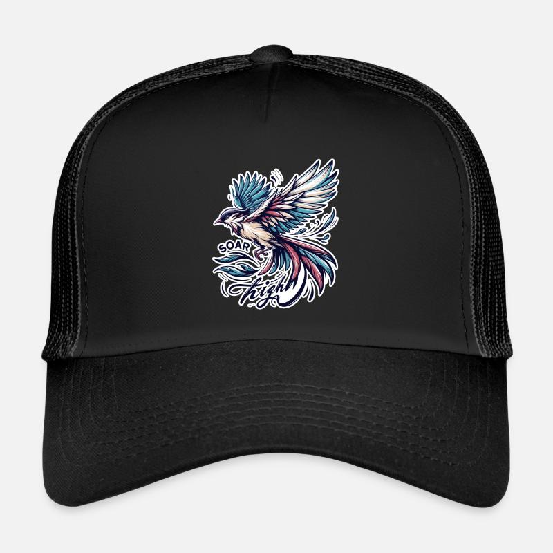 Soar High - illustration d'oiseau Casquette trucker 