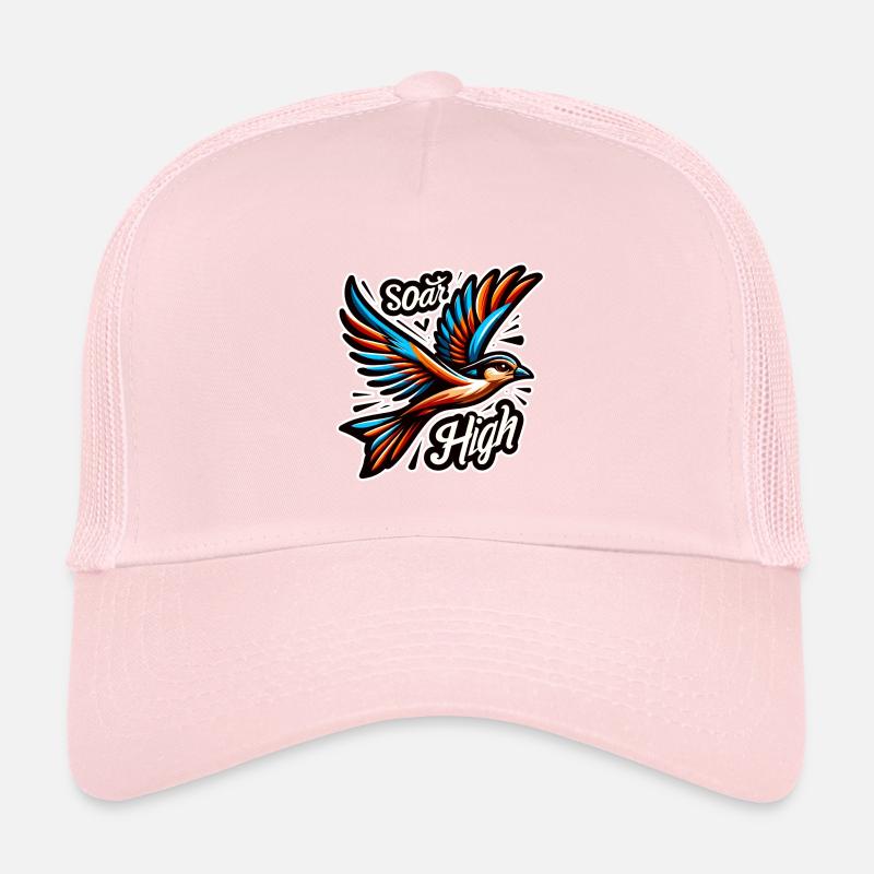 Soar High - Bird Illustration Trucker Cap