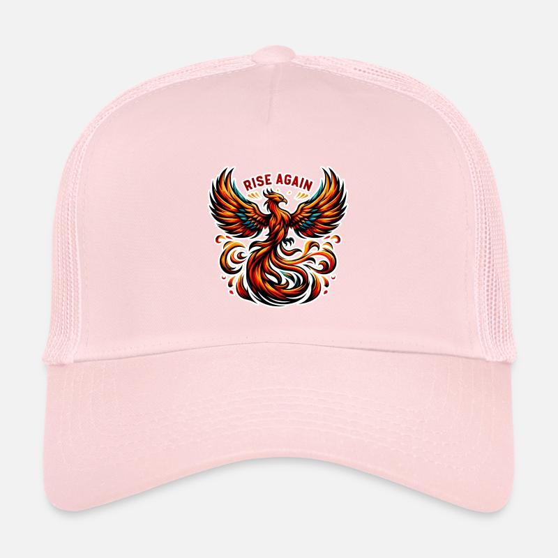 Rise Again - Illustration de Phénix Casquette trucker 