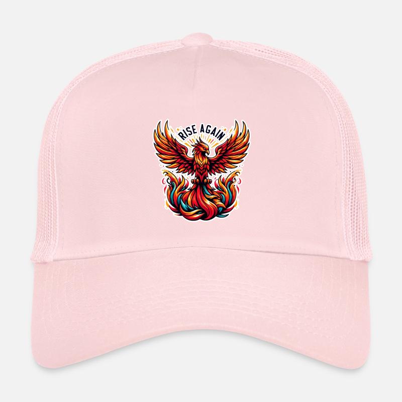 Rise Again - Illustration de Phénix Casquette trucker 