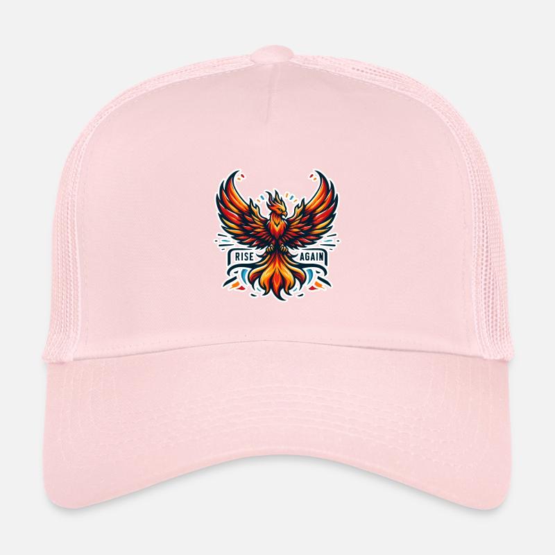Rise Again - Illustration de Phénix Casquette trucker 