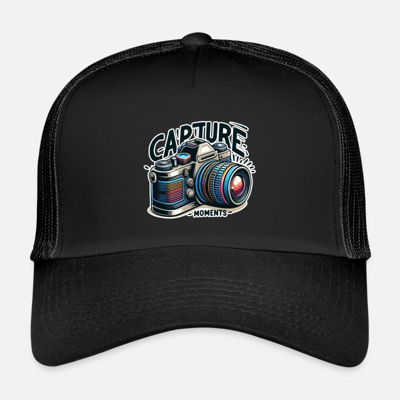 Capture Moments - Camera Illustration Trucker Cap
