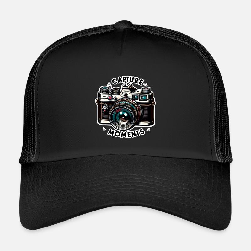 Capture Moments - Camera Illustration Trucker Cap