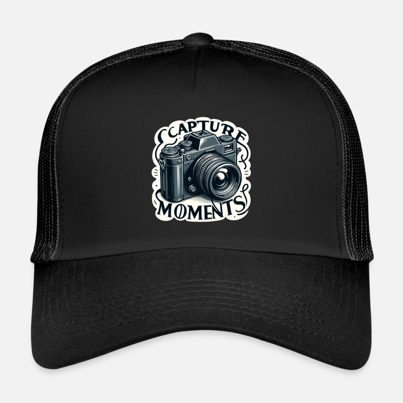 Capture Moments - Camera Illustration Trucker Cap
