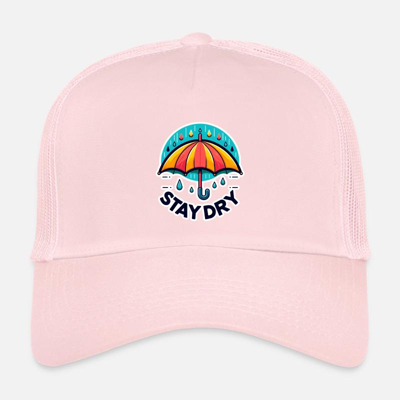 Restez au sec - Illustration de parapluie Casquette trucker 