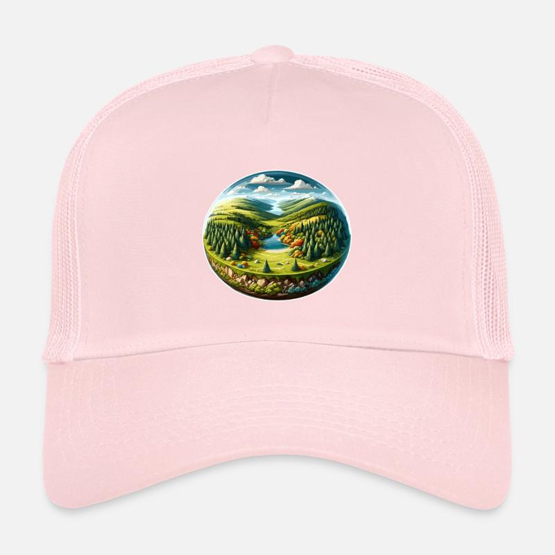 Landschaft - Illustration Trucker Cap