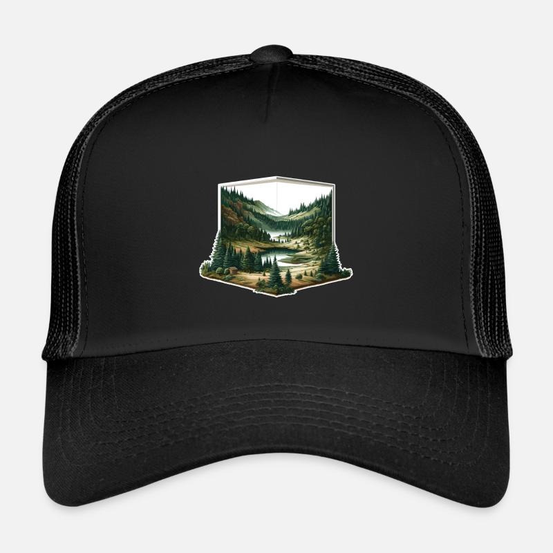 Landschaft - Illustration Trucker Cap