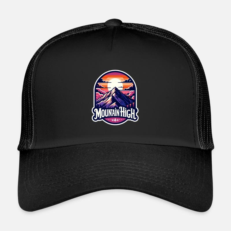 Mountain High - Berg Illustration Trucker Cap