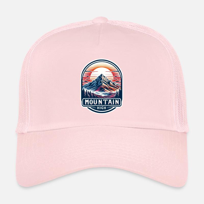 Mountain High - Berg Illustration Trucker Cap