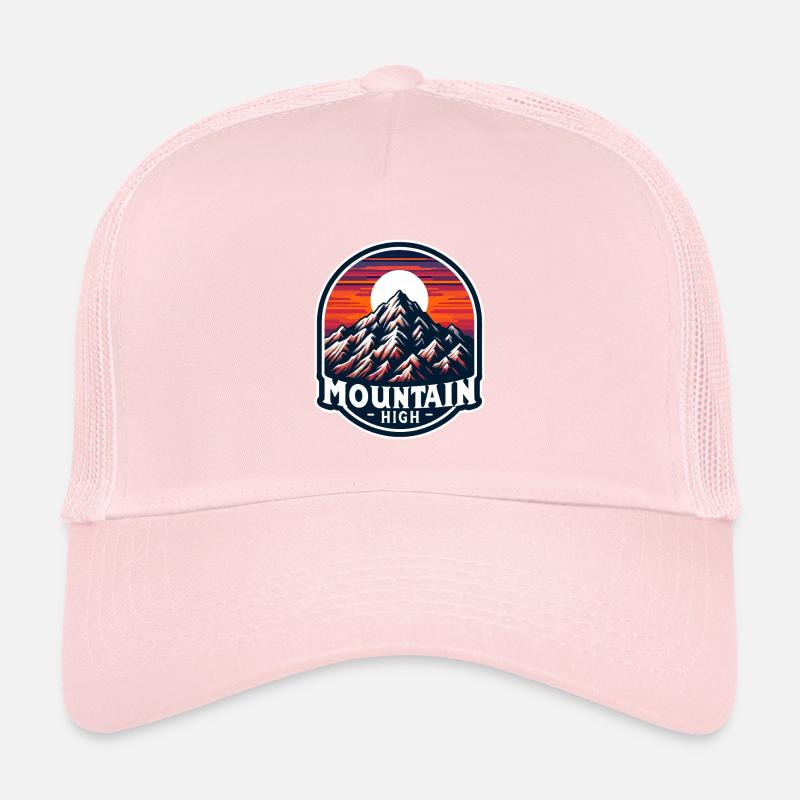 Mountain High - Berg Illustration Trucker Cap