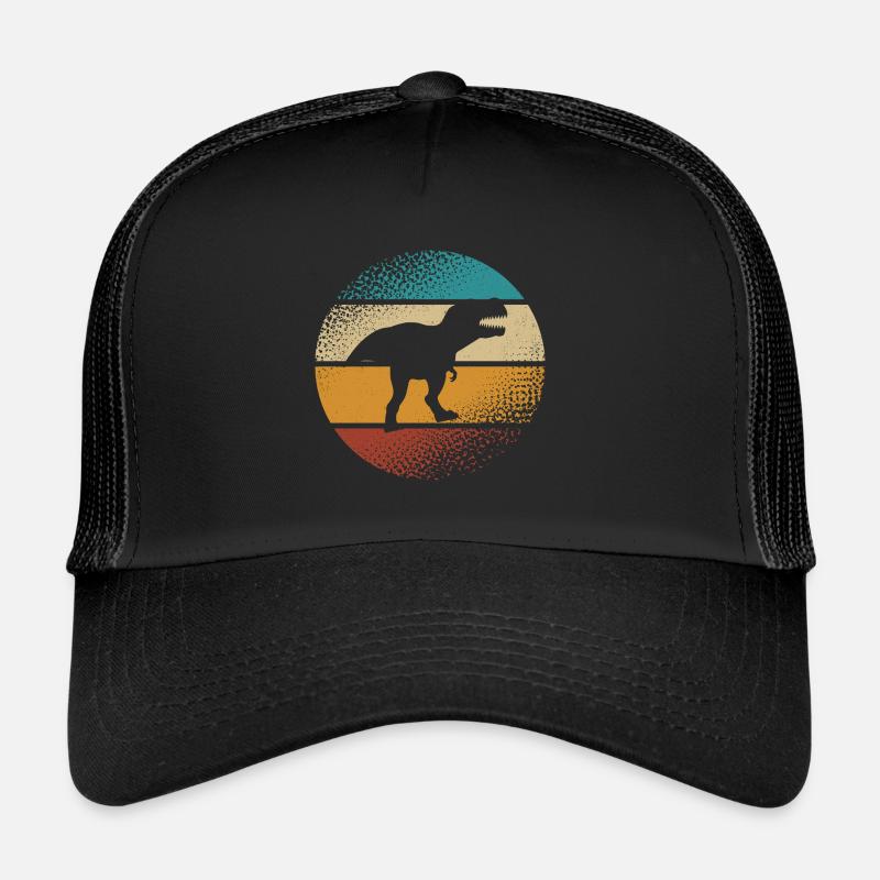 T Rex - Trucker Cap - Schwarz/Schwarz