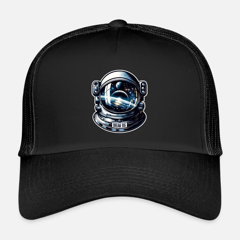 Dream Big - Astronaut Illustration Trucker Cap