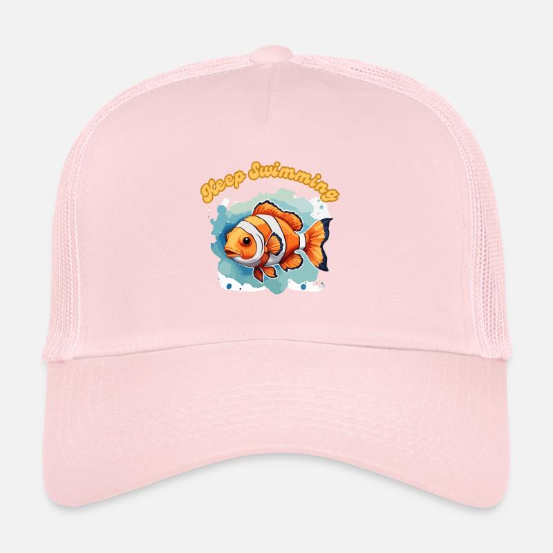 Clownfish Colorful Nemo Keep swimming Trucker Cap