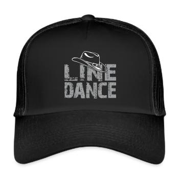 Danse en ligne Danse en ligne Danse en ligne Danse - Casquette trucker  - noir/noir - Devant