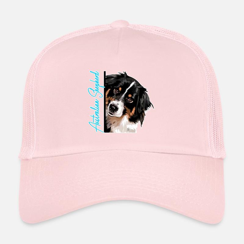 AUSTRALIAN SHEPHERD DA Wilsigns Dog Aussie Trucker Cap