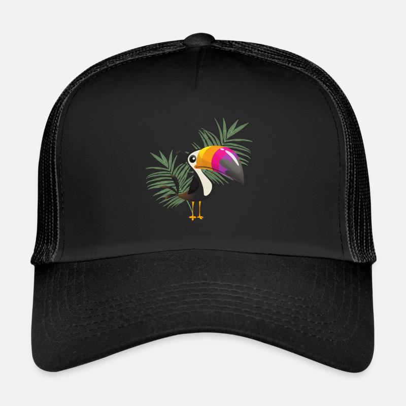Tukan - Trucker Cap - Schwarz/Schwarz
