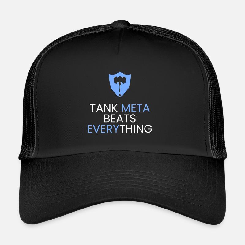 Tank Meta defeats everything Trucker Cap