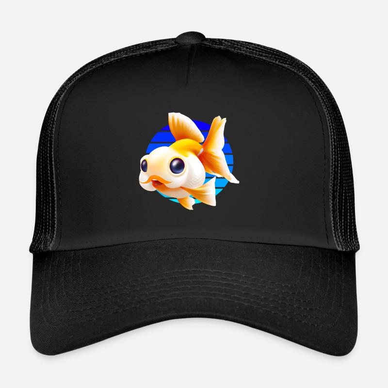 Poisson rouge Casquette trucker 