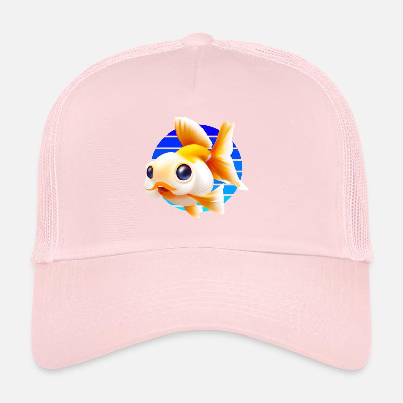 Poisson rouge Casquette trucker 