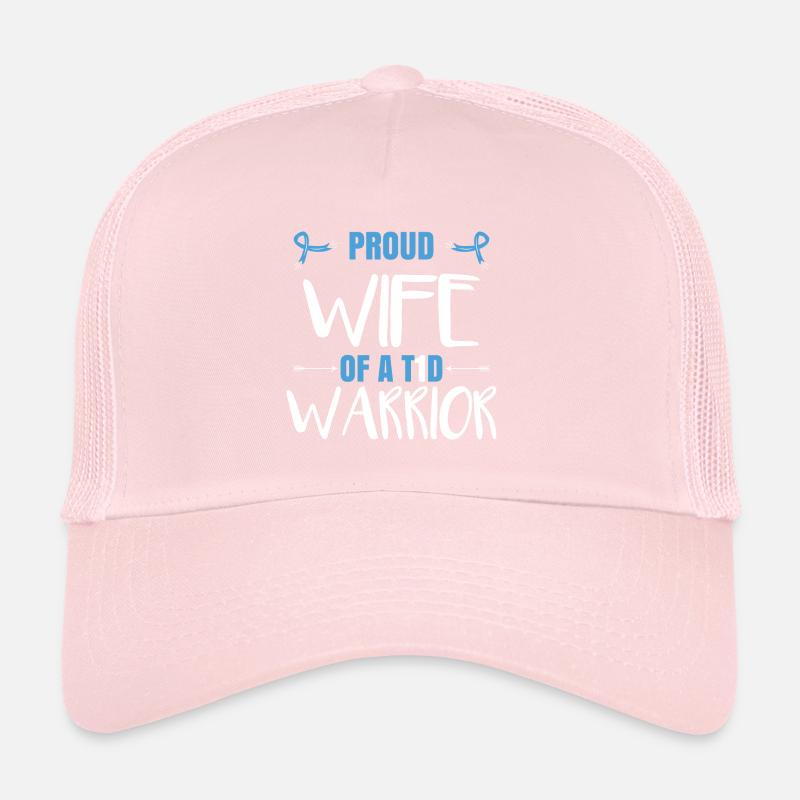 Fière épouse d’un guerrier du DT1 Casquette trucker 