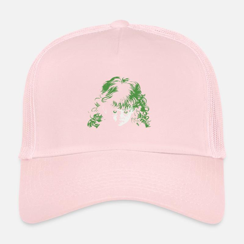Gruseliges Mädchen Trucker Cap