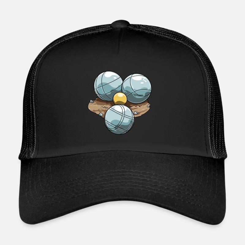 Petanque Boccia Boule Kugelspiel Trucker Cap