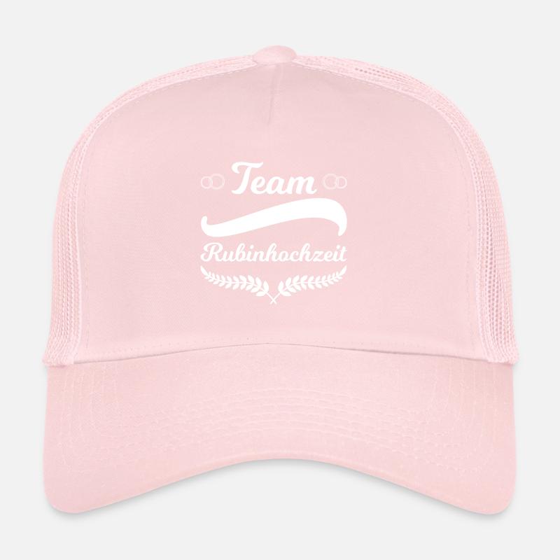 40. Hochzeitstag Ehepaar Rubinhochzeit Geschenk Trucker Cap