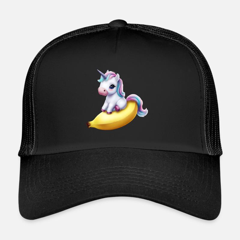 Einhorn auf Banane Trucker Cap