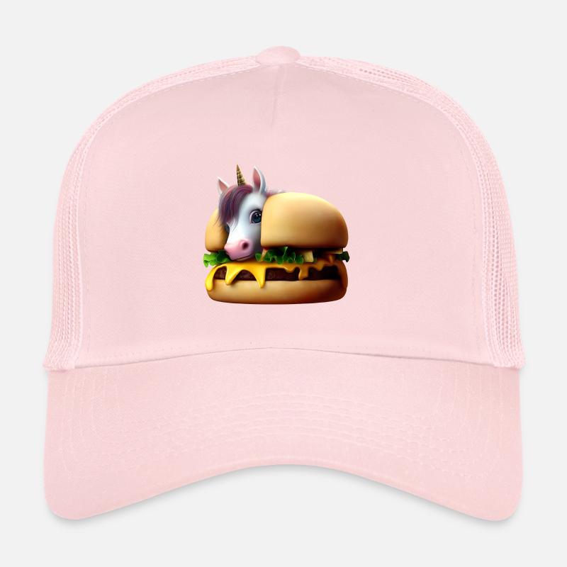 Unicorn Cheeseburger Trucker Cap