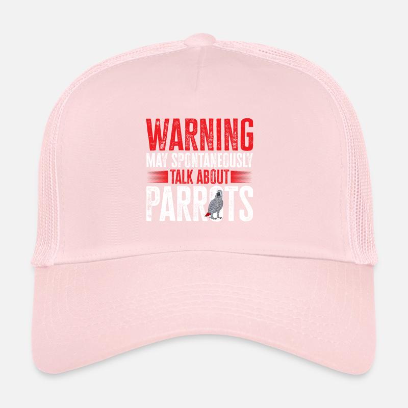 Graupapagei African Grey Parrot Papagei Trucker Cap