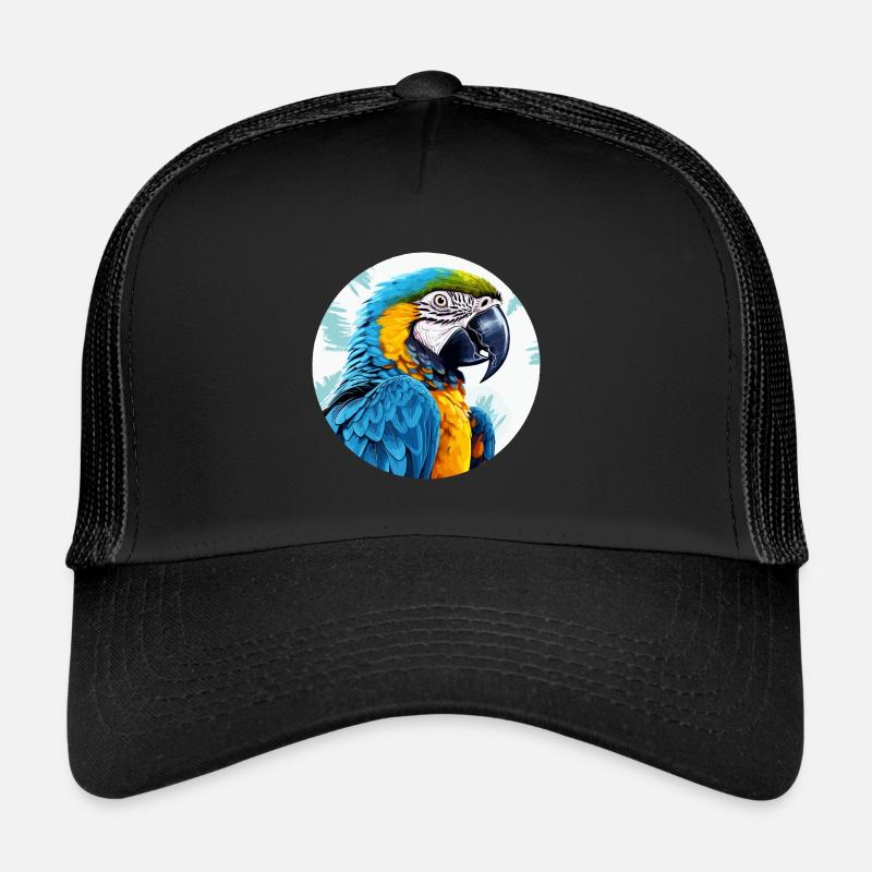 Ara bleu-or Casquette trucker 