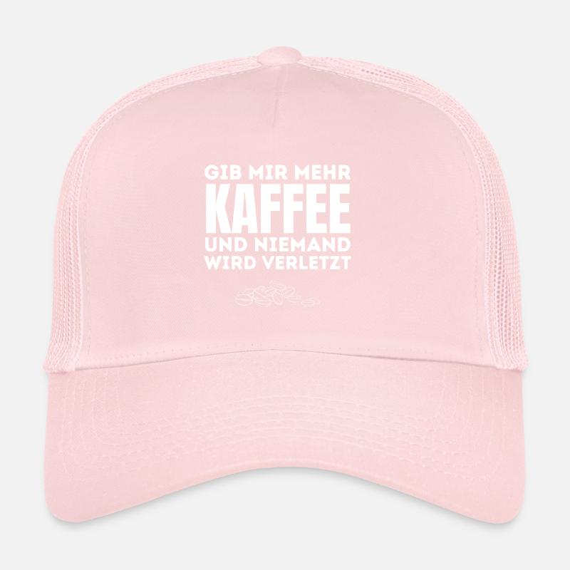 Gib mir Kaffee Lustiger Spruch Kaffee Trucker Cap