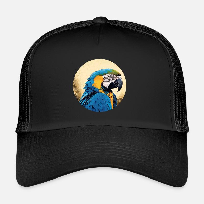 Ara bleu-or Casquette trucker 