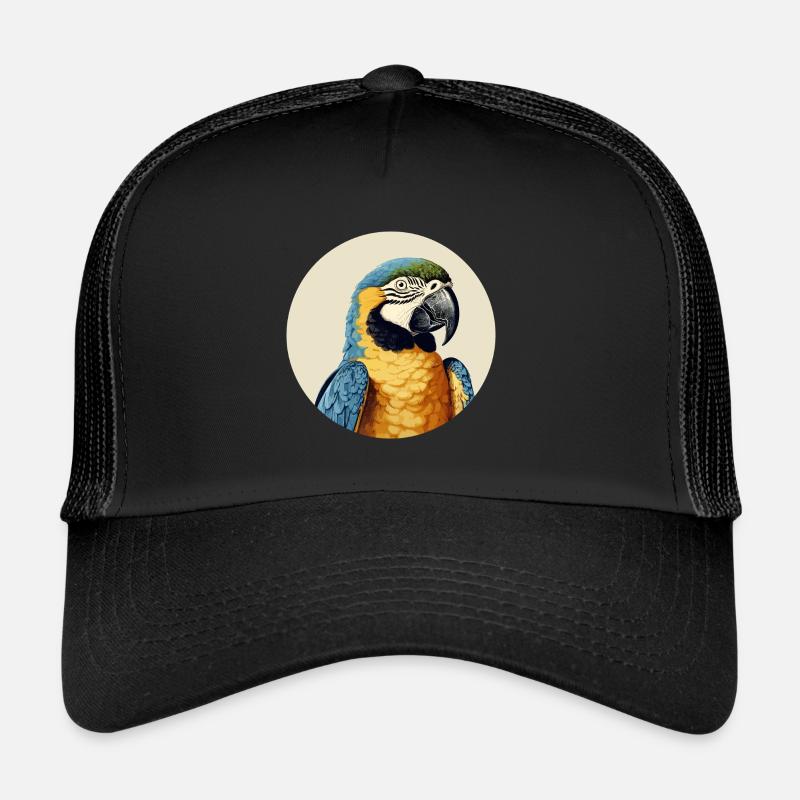 Ara bleu-or Casquette trucker 