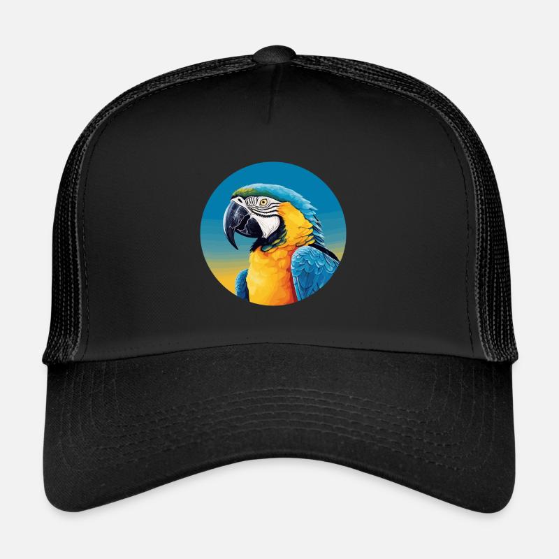 Ara bleu-or Casquette trucker 
