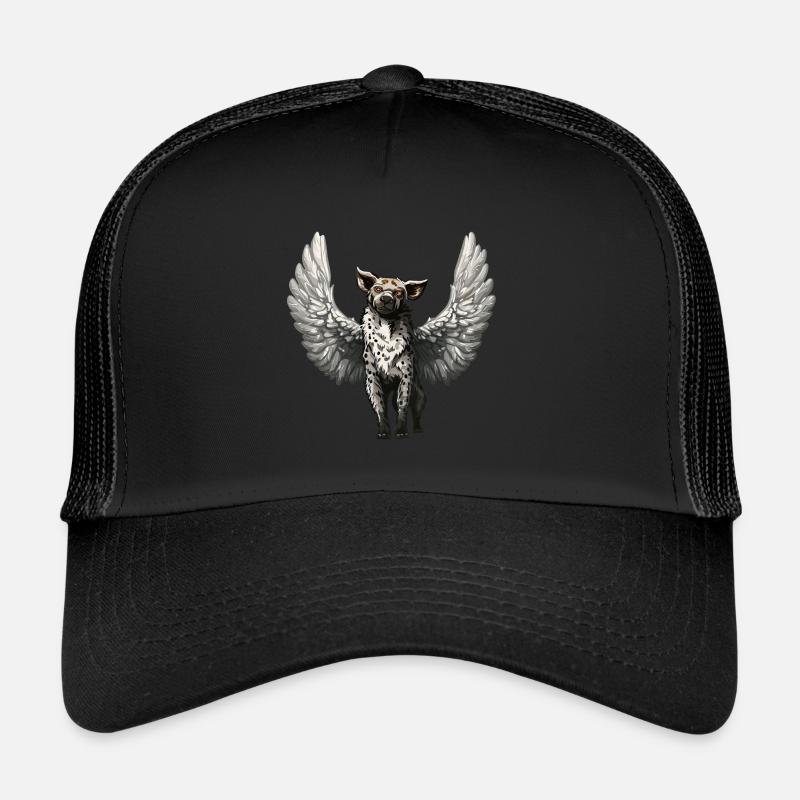 Ange Hyène avec des ailes Casquette trucker 