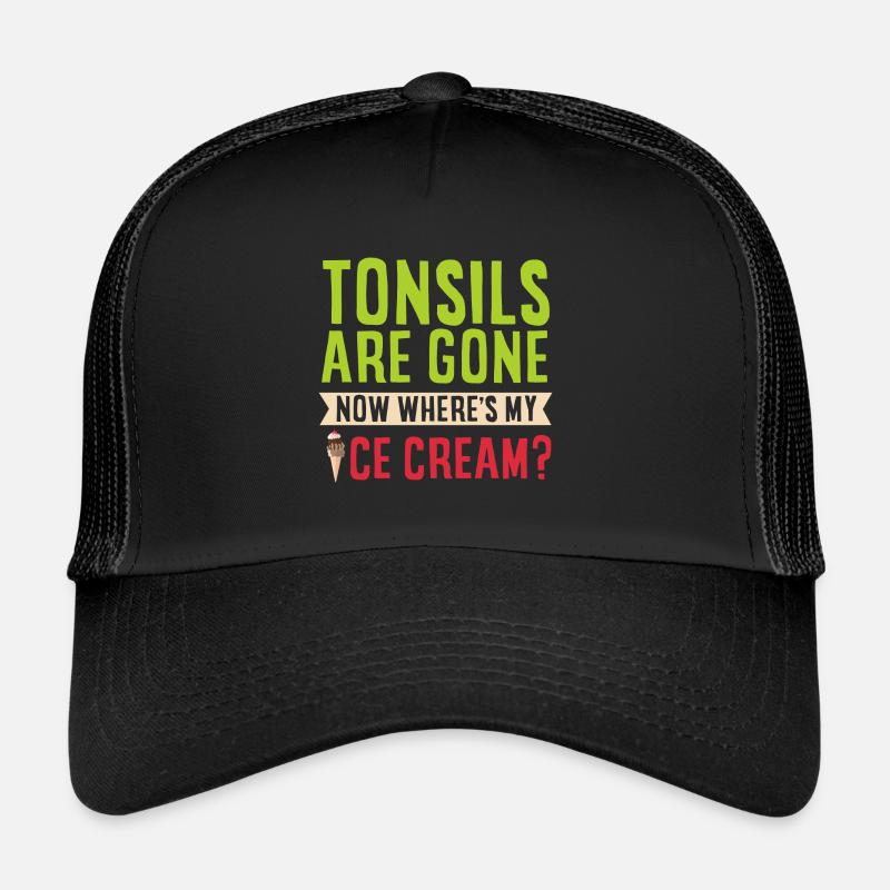 Amygdalectomie, récupération, amygdalectomie Casquette trucker 