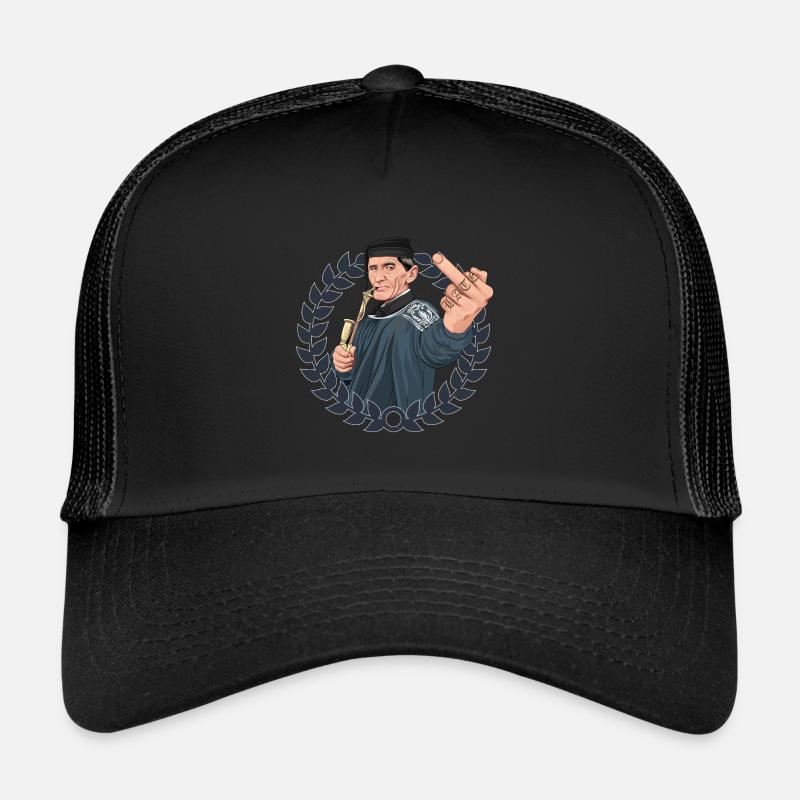 Rieser Grantler // Illustration - Trucker Cap - Schwarz/Schwarz