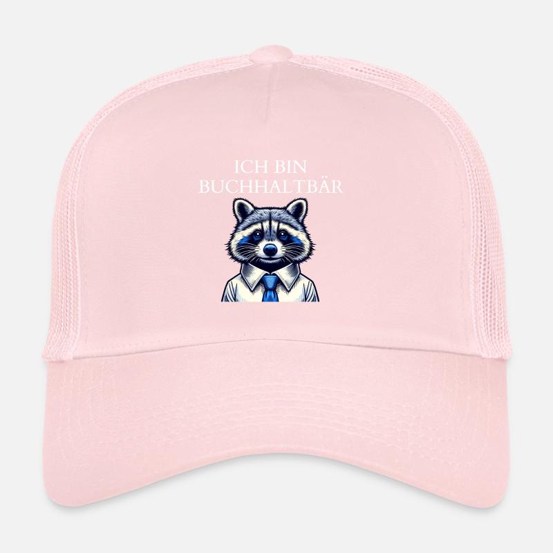 Ich bin Buchhaltbär Buchhalter Waschbär Trucker Cap