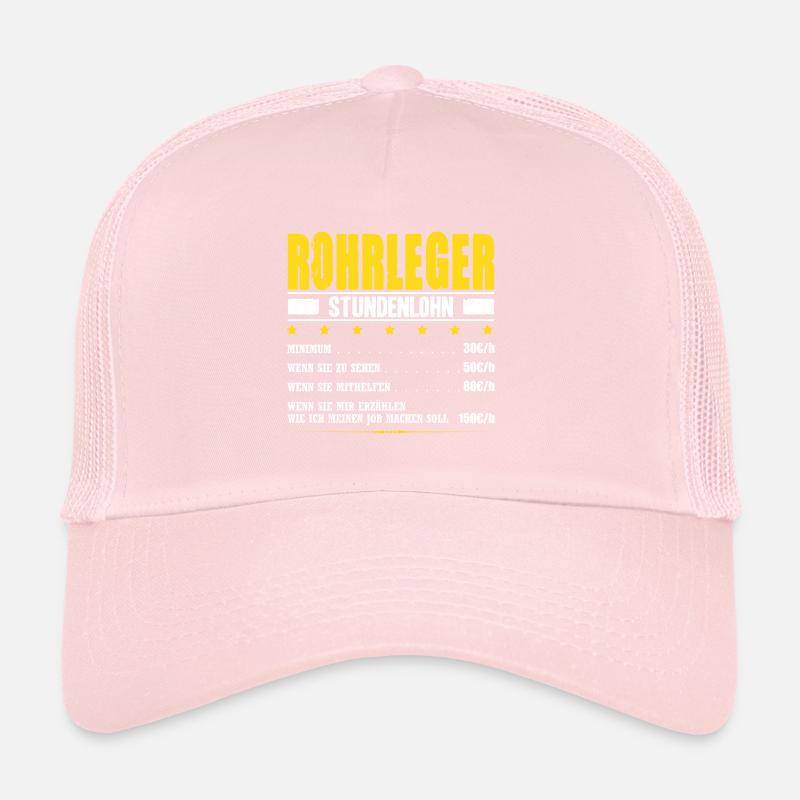 Rohrleger Stundenlohn Blechner Spengler Klempner Trucker Cap