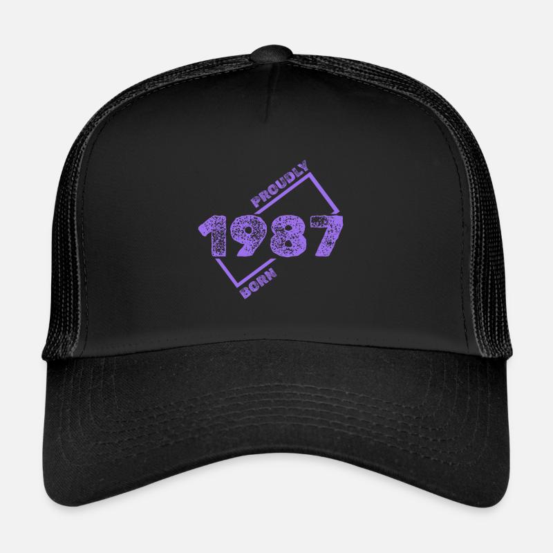 Idée cadeau 1987 Casquette trucker 