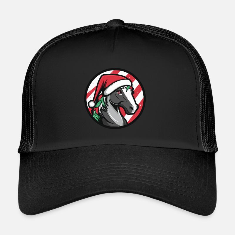 Cheval Noël Animal Casquette trucker 