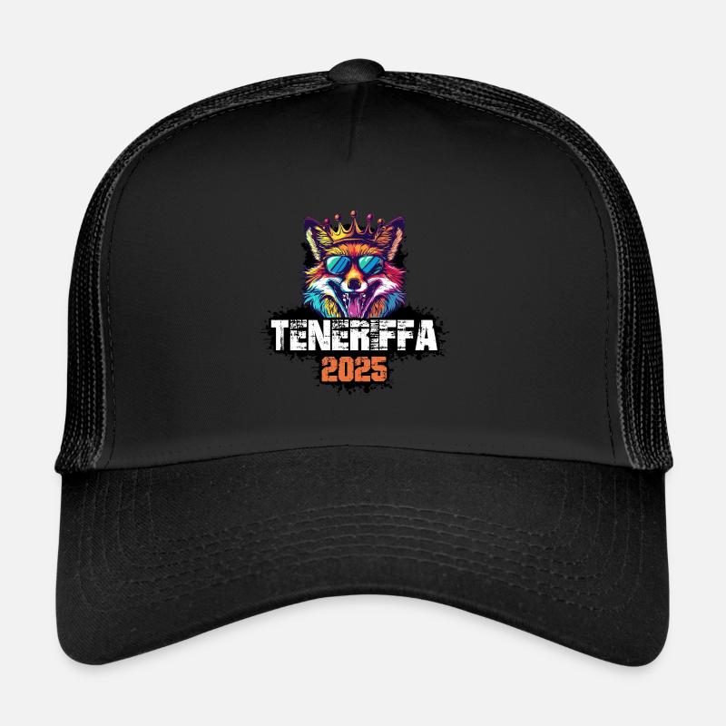 Tenerife 2025 Vacation Fox Trucker Cap