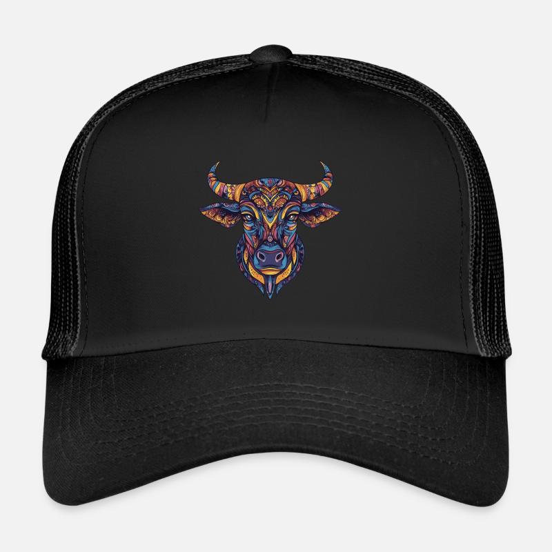 Bulle Bunt - Trucker Cap - Schwarz/Schwarz