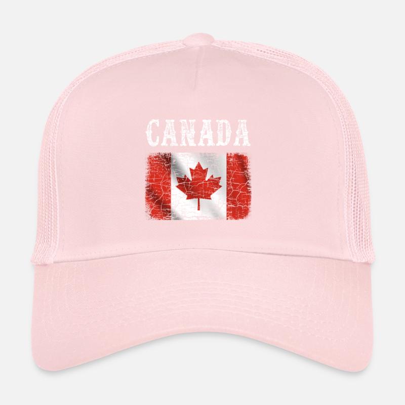 Drapeau du Canada Vintage Canada Casquette trucker 